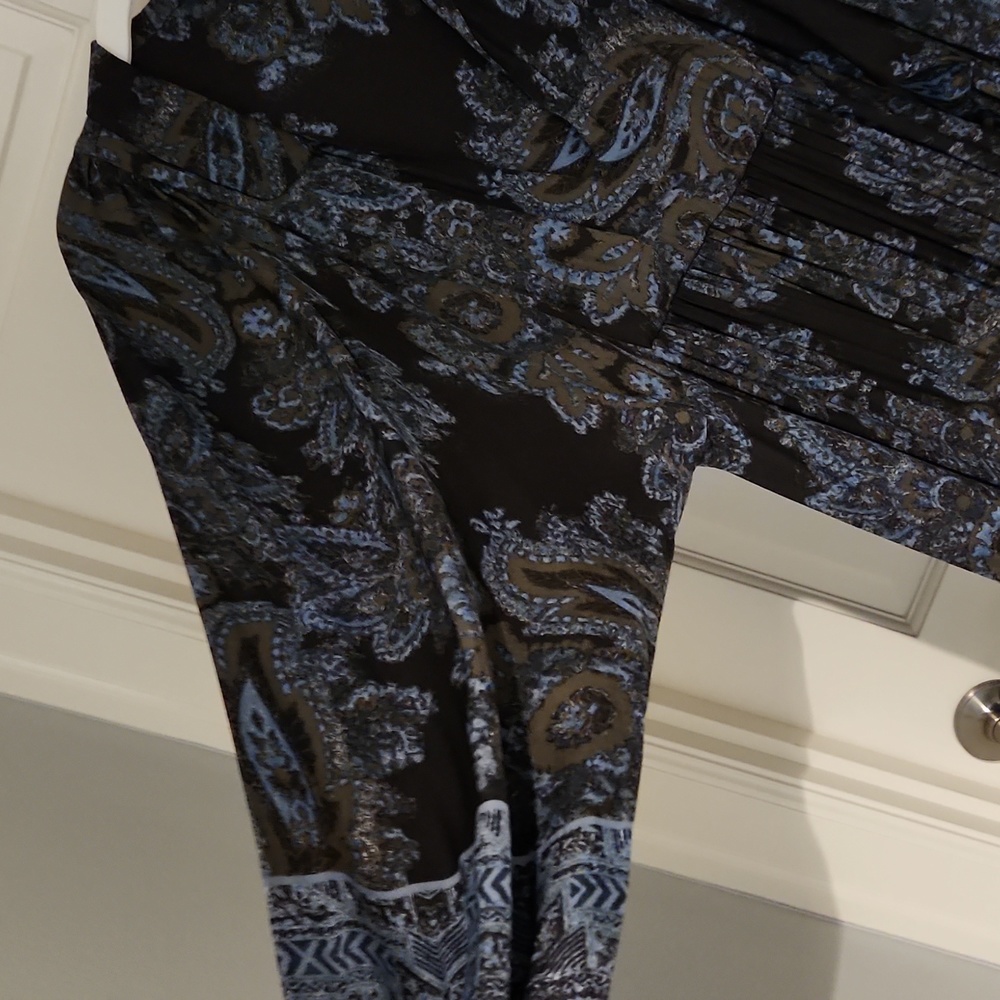 Free People Jacquard-Patterned Collared Mini Dress - image 2